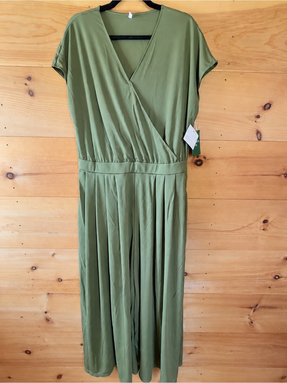 Halara Olive Green Women's wide leg jumpsuit Sz XL